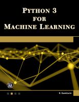 Python 3 for Machine Learning /