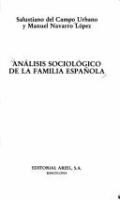 Análisis sociológico de la familia española /