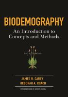 Biodemography : an introduction to concepts and methods /