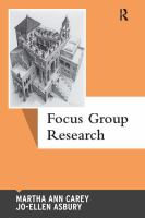 Focus group research /
