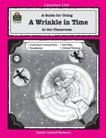 A literature unit for A wrinkle in time /