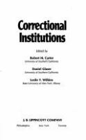Correctional institutions.