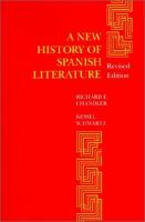 A new history of Spanish literature /