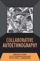 Collaborative autoethnography /