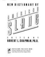 New dictionary of American slang /