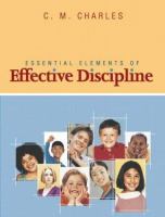 Essential elements of effective discipline /