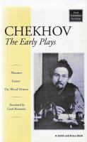 Chekhov, the early plays /