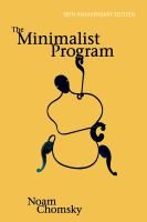 The minimalist program /