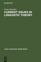 Current issues in linguistic theory.