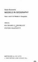 Socio-economic models in geography;
