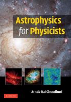 Astrophysics for physicists /