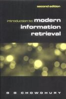 Introduction to modern information retrieval /