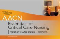 AACN essentials of critical care nursing pocket handbook /