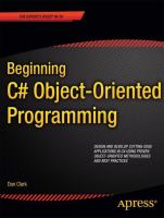 Beginning C♯ object-oriented programming /