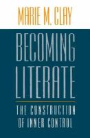 Becoming literate : the construction of inner control /