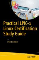 Practical LPIC-1 Linux certification study guide /