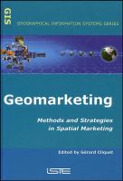 Geomarketing : methods and strategies in special martketing /
