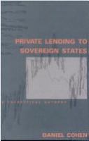 Private lending to sovereign states : a theoretical autopsy /