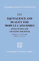 Equivalence and duality for module categories : with tilting and cotilting for rings /