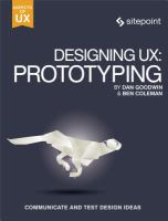 Designing UX : prototyping /