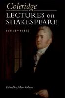 Coleridge : Lectures on Shakespeare (1811-1819) /