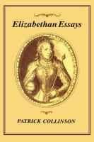 Elizabethan essays /