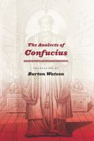 The analects of Confucius /