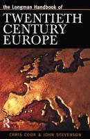 The Longman handbook of twentieth-century Europe /