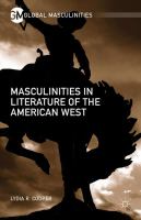 Masculinities in literature of the American West /