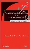 Nonparametric statistics for non-statisticians : a step-by-step approach /
