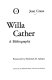 Willa Cather : a bibliography /