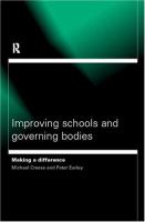 Improving schools and governing bodies : making a difference /