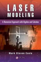 Laser modeling : a numerical approach with algebra and calculus /