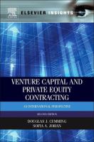 Venture capital and private equity contracting : an international perspective /