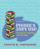 Phonics they use : words for reading and writing /