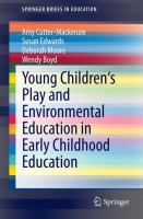 Young children's play and environmental education in early childhood education /