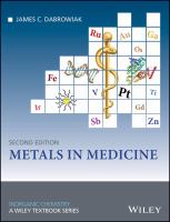 Metals in medicine /
