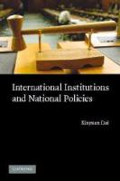 International institutions and national policies /