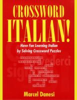 Crossword Italian! : have fun learning Italian by solving crossword puzzles /