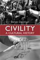Civility : a cultural history /