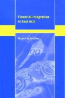 Financial integration in East Asia /