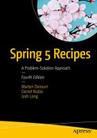 Spring 5 recipes : a problem-solution approach /