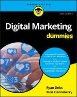 Digital Marketing For Dummies, 2nd Edition /