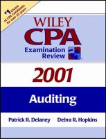Wiley CPA examination review, 2001 auditing /