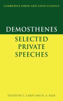 Selected private speeches /