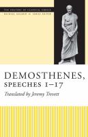 Demosthenes, speeches 1-17 /