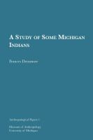 A study of some Michigan Indians.