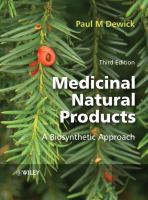 Medicinal natural products : a biosynthetic approach /