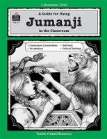 A literature unit for Jumanji by Chris Van Allsburg /