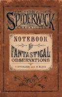 Notebook for fantastical observations /